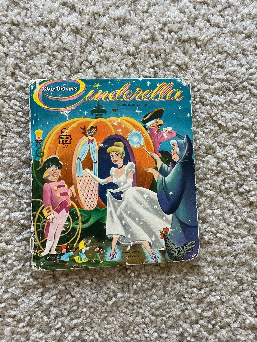 Walt Disney Cinderella Vintage Children's Book